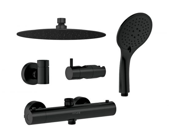 Душевая система Cersanit BRASKO BLACK с термостатом 63112 – изображение 2