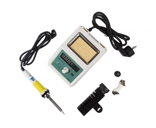 Паяльная станция с разрывом и дисплеем 150-480С 220В 48Вт REXANT ZD-929C JTL-01 12-0155 – изображение 2