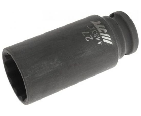 Головка торцевая 1/2” 27 12-ти гранная ударная тонкостенная L=82мм JTC 448327 – изображение 2