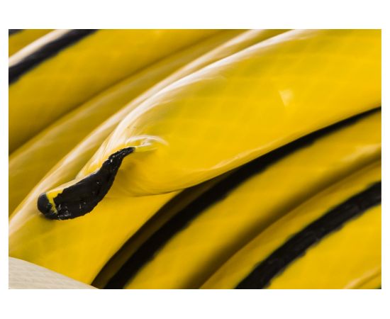 Поливочный армированный 3-слойный шланг USP желтый, 3/4""x25 м 77285-14 – изображение 2