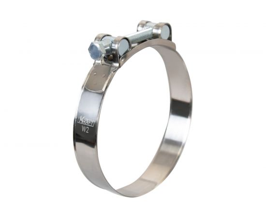 Силовой хомут из нержавеющей стали KRAFT W2, 113-121 мм, уп. 5 шт. KT 880534 – изображение 2