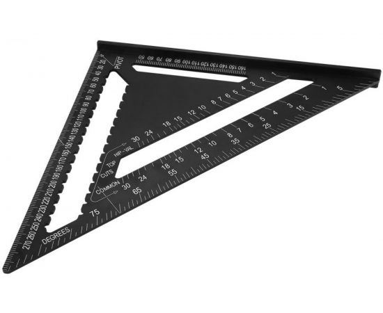 Алюминиевая треугольная линейка DEKO DKM12-17-12 041-0262 – изображение 2