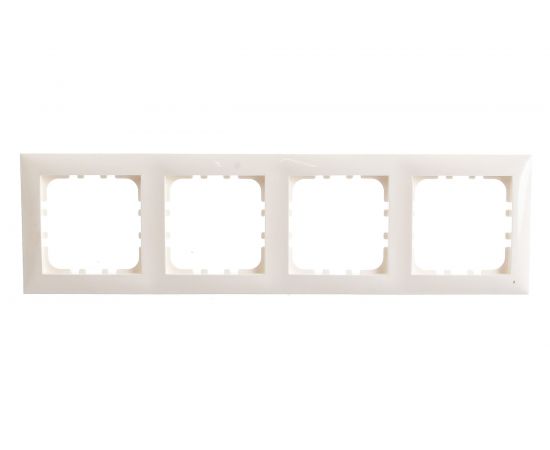 4-постовая рамка LK Studio белый 864404-1 – изображение 2
