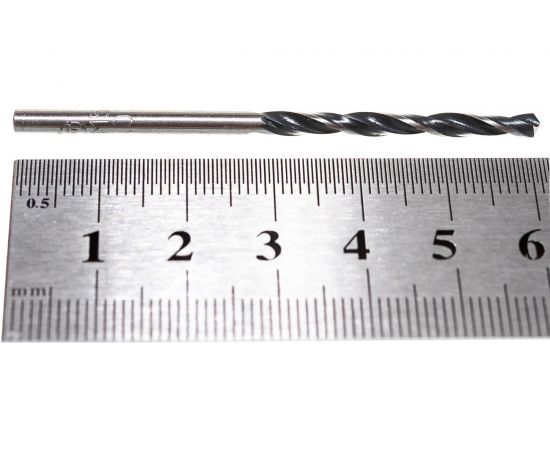 Сверло по металлу (3х33х61 мм; ц/х; Р6М5) Туламаш ТМ 54424 – изображение 3