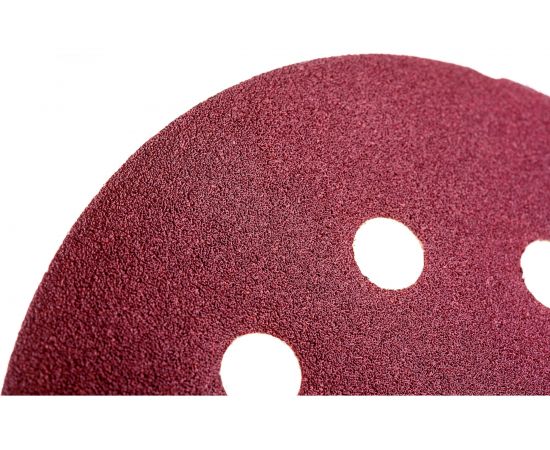 Круг шлифовальный самоклеющийся (5 шт; 125 мм; P180; 8 отверстий) AV Steel AV-821618 – изображение 3