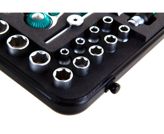 Набор трещоток Zyklop Speed WERA 8100 SA 2 1/4" с насадками 42 шт. 003533 – изображение 3