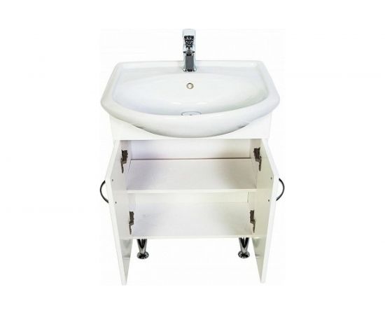Напольная тумба с раковиной Orange Роса белый глянец Ro-60TUW+RA – изображение 3