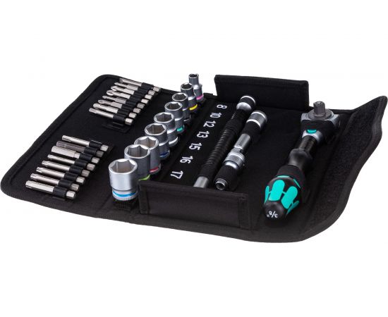 Набор инструмента с трещоткой WERA 3/8"", 29 предметов WE-004046 – изображение 3