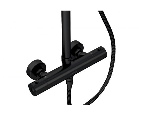 Душевая система Cersanit BRASKO BLACK с термостатом 63112 – изображение 4