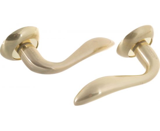 Дверная ручка (латунь матовая) PUERTO AL 504-08 SB – изображение 4