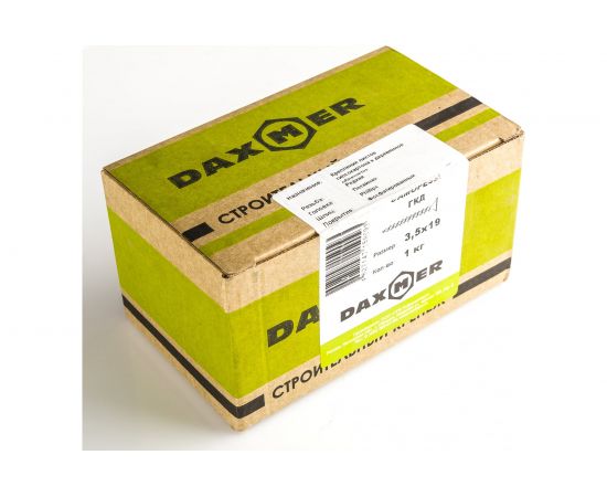 Саморез по дереву Daxmer ГКД 3.5х19, 1 кг, короб 335582 – изображение 4