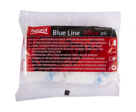 Запасной радиаторный валик BEOROL Blue Line D15 100 мм, ворс 12 мм, бюгель 6 мм 40654 – изображение 4