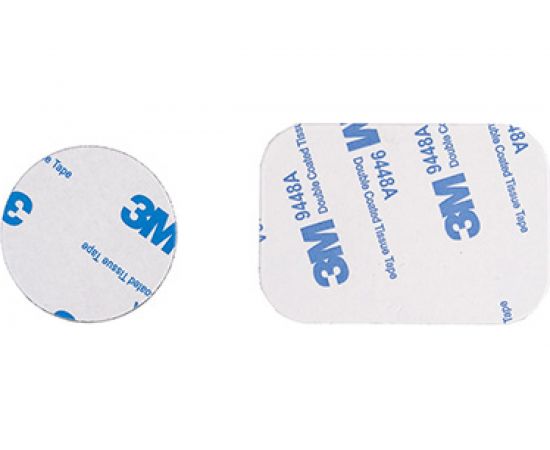 Магнитный держатель телефона SKYWAY на липучке, овальный металлический корпус S00303016 – изображение 5