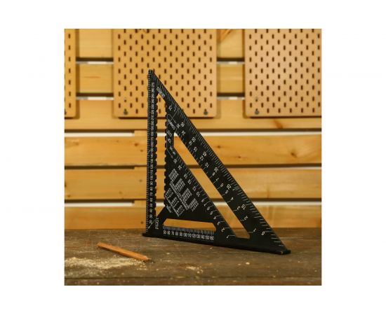 Алюминиевая треугольная линейка DEKO DKM12-17-12 041-0262 – изображение 5