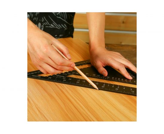 Алюминиевая треугольная линейка DEKO DKM12-17-12 041-0262 – изображение 6