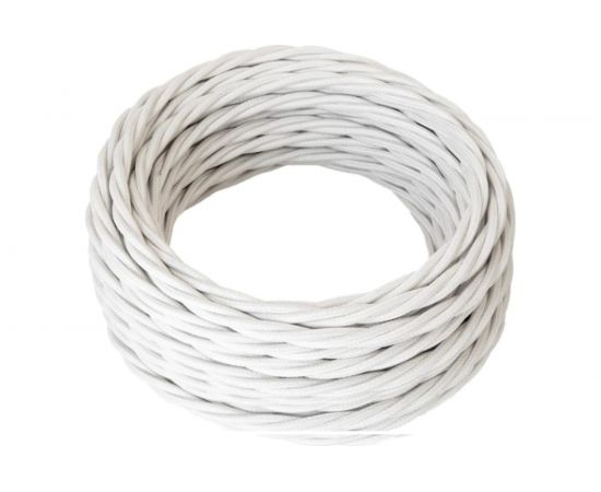 Силовой кабель Retro Electro ретро, 2х2,5, белый, длина бухты 20 2254731 – изображение 8
