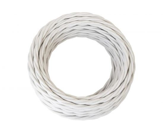 Силовой кабель Retro Electro ретро, 2х2,5, белый, длина бухты 20 2254731 – изображение 9