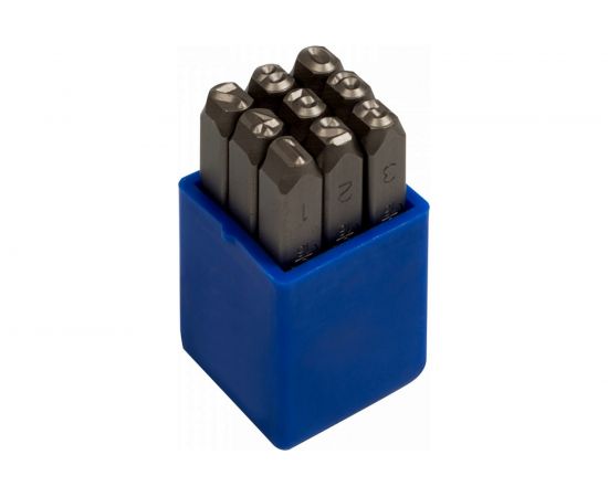 Набор ударных клейм KING TONY 3 мм, цифры, 9 предметов 11409SQ03 