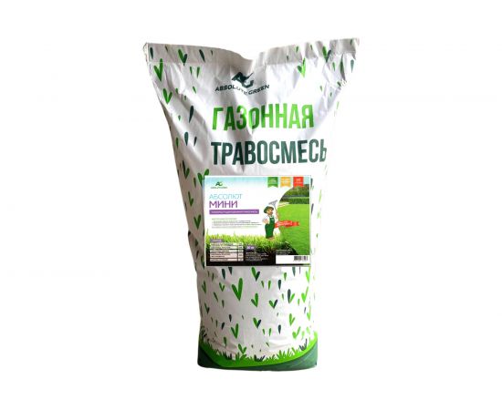 Газонная травосмесь ABSOLUTE GREEN Абсолют Мини 20 кг 00000000357 