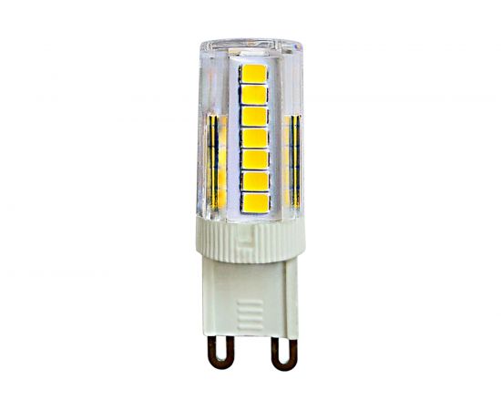 Лампа Uniel, LED-JCD-5W/4000K/G9/CL, GLZ09TR, светодиодная, прозрачная, UL-00006749 