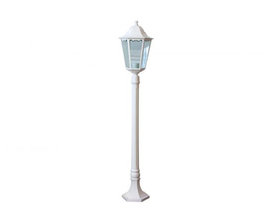Садово-парковый светильник, столб 100W E27 230V, белый Feron 6210 11075 