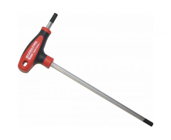 Т-образный шестигранник IZELTAS с рукояткой, 6 мм, IZELTAS 4920220060 