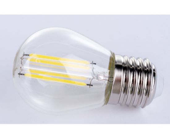 Светодиодная нитевидная прозрачная лампа Фарлайт шар G45 11 Вт 6500 К Е27 FAR000193 