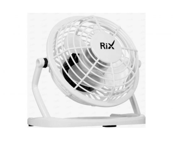 Настольный бытовой вентилятор RIX RDF-1500USB цвет белый 42620 