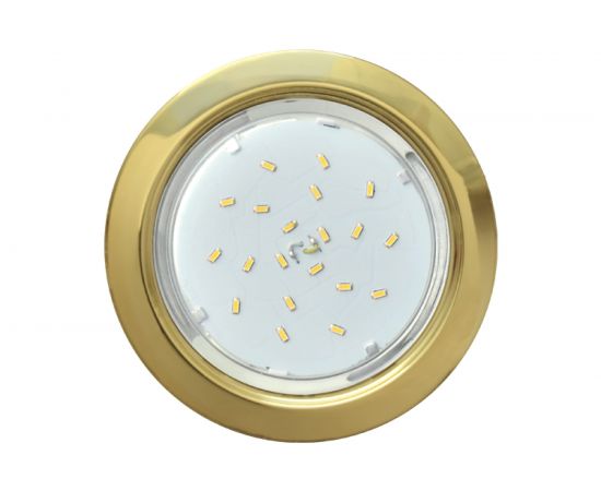 Светильник Ecola GX53 H4 без рефлектора /золотой/ 38x106 /к+/ FG53H4ECB 