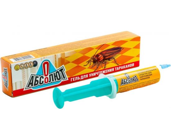Средство от тараканов ООО Комус Абсолют гель в картридже, 20 мл АК20 797563 