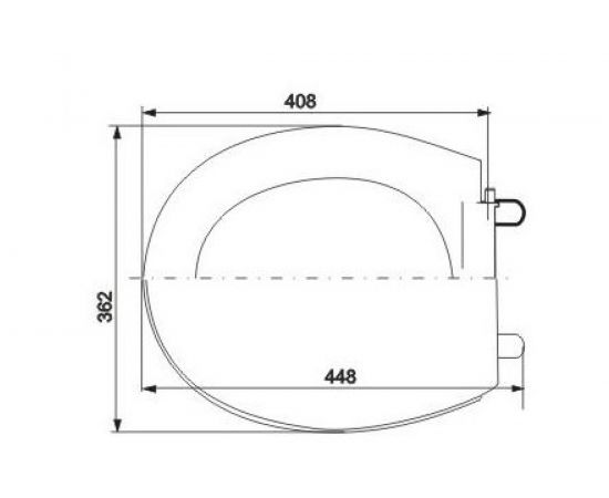 Сиденье для унитаза УКЛАД СУ 80.07.80 194467 – изображение 2