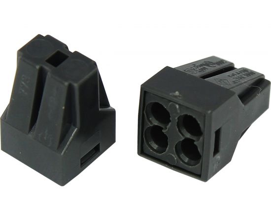 Соединительная 4-х проводная клемма REXANT с пастой 0,75-2,5 мм2 5шт 06-0207-A5 – изображение 2