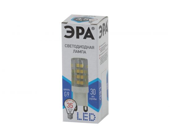 Светодиодная лампа ЭРА LED smd JCD-3,5w-220V-corn, ceramics-840-G9 Б0027862 – изображение 2