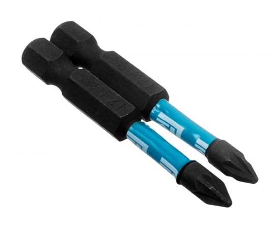 Биты профессиональные торсионные (2 шт; PZ1x50 мм; сталь S2; 1/4"" Е) РемоКолор 33-8-010 – изображение 2