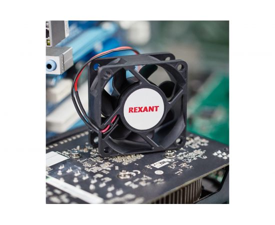 Осевой вентилятор для охлаждения REXANT RX 60х60х25 мм 12 В 72-5062 – изображение 3