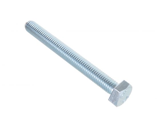 Болт Стройметиз полная резьба DIN933 М10х90, класс прочности 5.8, цинк 10 шт. 3012158 – изображение 3