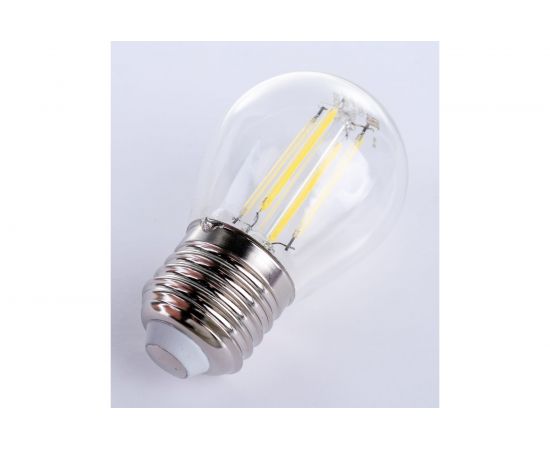 Светодиодная нитевидная прозрачная лампа Фарлайт шар G45 11 Вт 6500 К Е27 FAR000193 – изображение 3