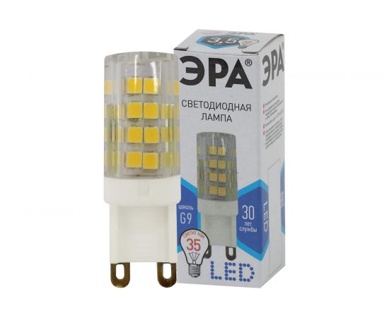 Светодиодная лампа ЭРА LED smd JCD-3,5w-220V-corn, ceramics-840-G9 Б0027862 – изображение 3