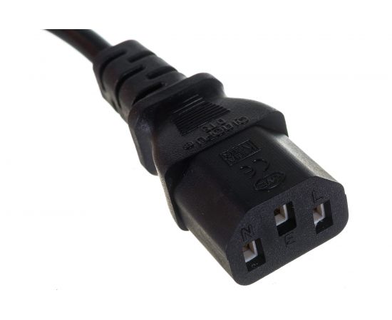 Кабель питания 5bites IEC-320-C13 UPS - IEC-320-C14, 220V, сечение 3x0.75мм2, 3м PC107-30A – изображение 3