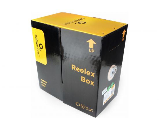 Кабель Cablexpert UTP6, 4 пары, 0.57 мм, CCA, одножильный, 305м, серый UPC-6004-SOL – изображение 3