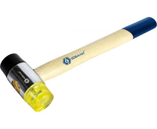 Рихтовочный молоток (35 мм, деревянная рукоятка) КОБАЛЬТ 249-471 – изображение 3