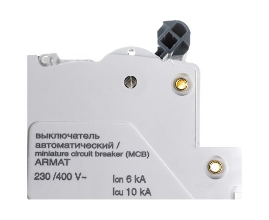Автоматический выключатель IEK ARMAT M06N 1P C 32А AR-M06N-1-C032 – изображение 4
