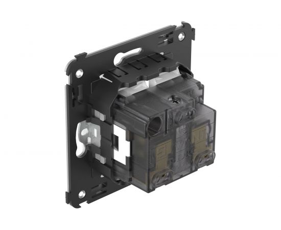 Розетка DKC, Avanti, белое облако, с защитными шторками, в стену, 2PE 4400003 – изображение 4