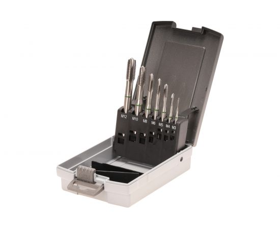 Набор машинных метчиков Ruko M3-М12 мм HSSE-Co5 7пр 245061RO 