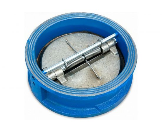 Обратный клапан Ci Ду50 Ру16 двухдисковый межфланцевый чугунный 1021530 