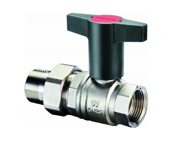 Шаровой кран Oventrop Optibal, DN-25, 1"", НВ, PN 1075708 