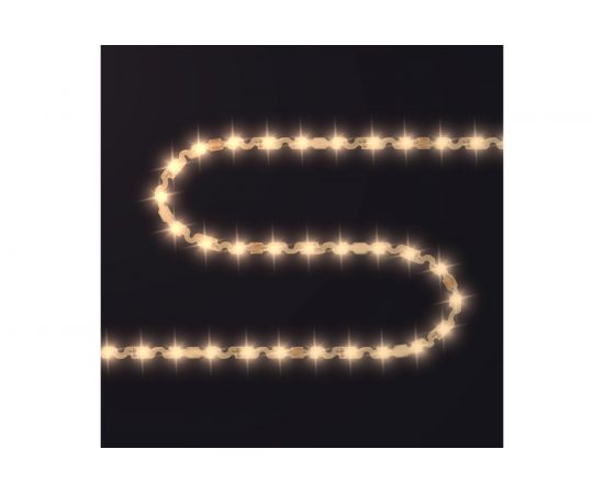Светодиодная лента Apeyron 24В, 8Вт/м, smd2835, 60д/м, IP20, 700Лм/м, подложка S-типа 6мм, 5м, теплый белый 00-349 