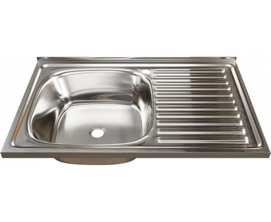 Мойка mixline 50х80х16 см, 0.4, левый выпуск 1 1/2 528172 