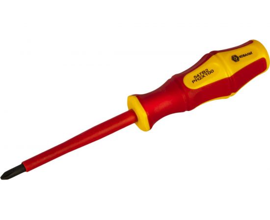 Отвертка диэлектрическая Ultra Grip PH-2 х 100 мм КОБАЛЬТ CR-V 646-508 