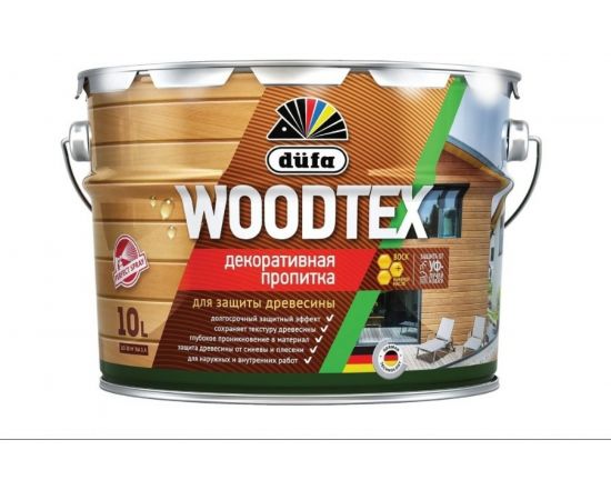 Пропитка Dufa Wood Tex махагон, 10 л Н0000006098 